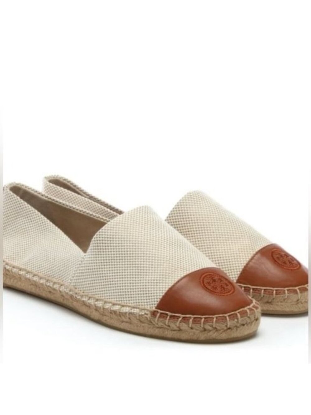 NEW Tory Burch Espadrilles Flats Women 11 Old Money Contemporary Summer Vacation